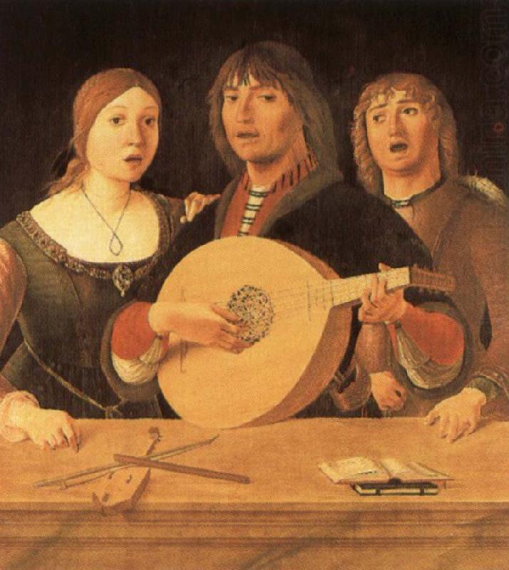 Giovanni Lanfranco Lute curriculum has five strings and 10 frets china oil painting image